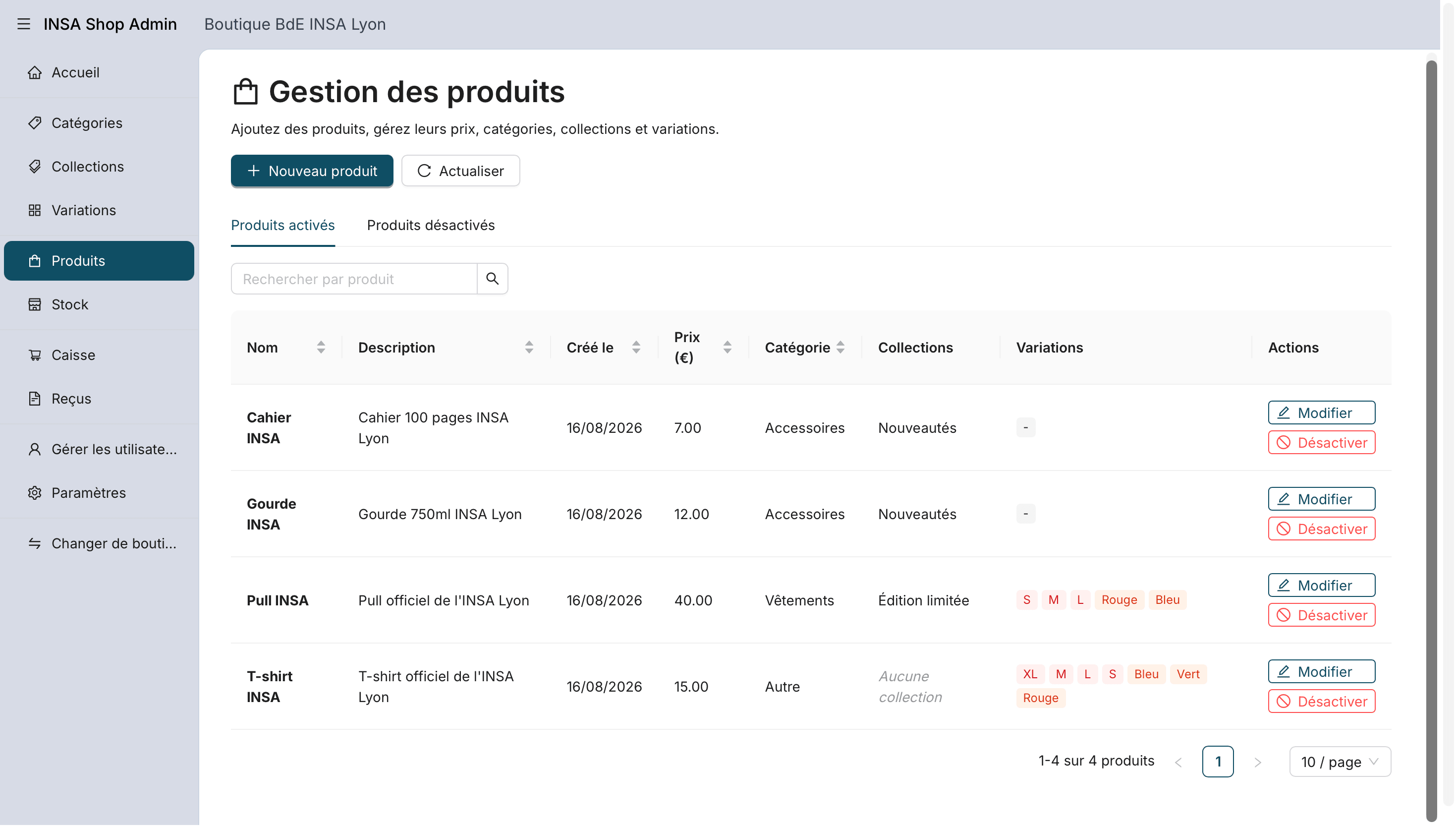 INSA Shop product page 1